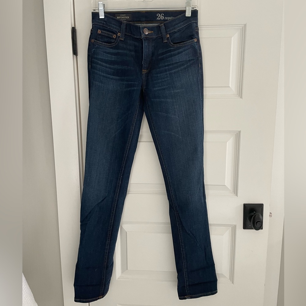 J.Crew Matchstick Jeans - size 26 regular - like new!